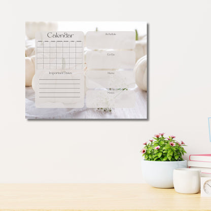 Acrylic Wall Calendar, Acrylic Floral Calendar, Autumn Theme Calendar, Everyday Calendar, Daily To-Do's, Home Life Planner, Dry-Erase Board
