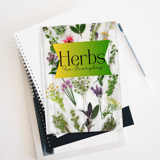 Personalized Herb Journal, Custom Notebook, Botanical Journal, Motivation Notebook, Hardcover Book, Business Notebook, Witch Diary