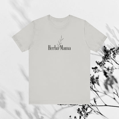 Herbal Mama Floral T-shirt for Garden Lovers, Unisex Jersey Short Sleeve Tee, Flower Shirt for Her