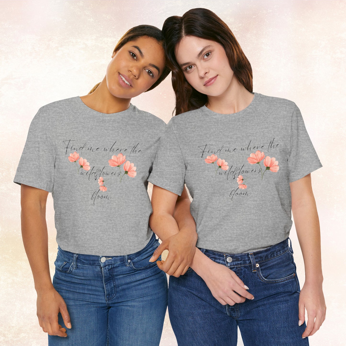 BellaCanvas Floral T-shirt