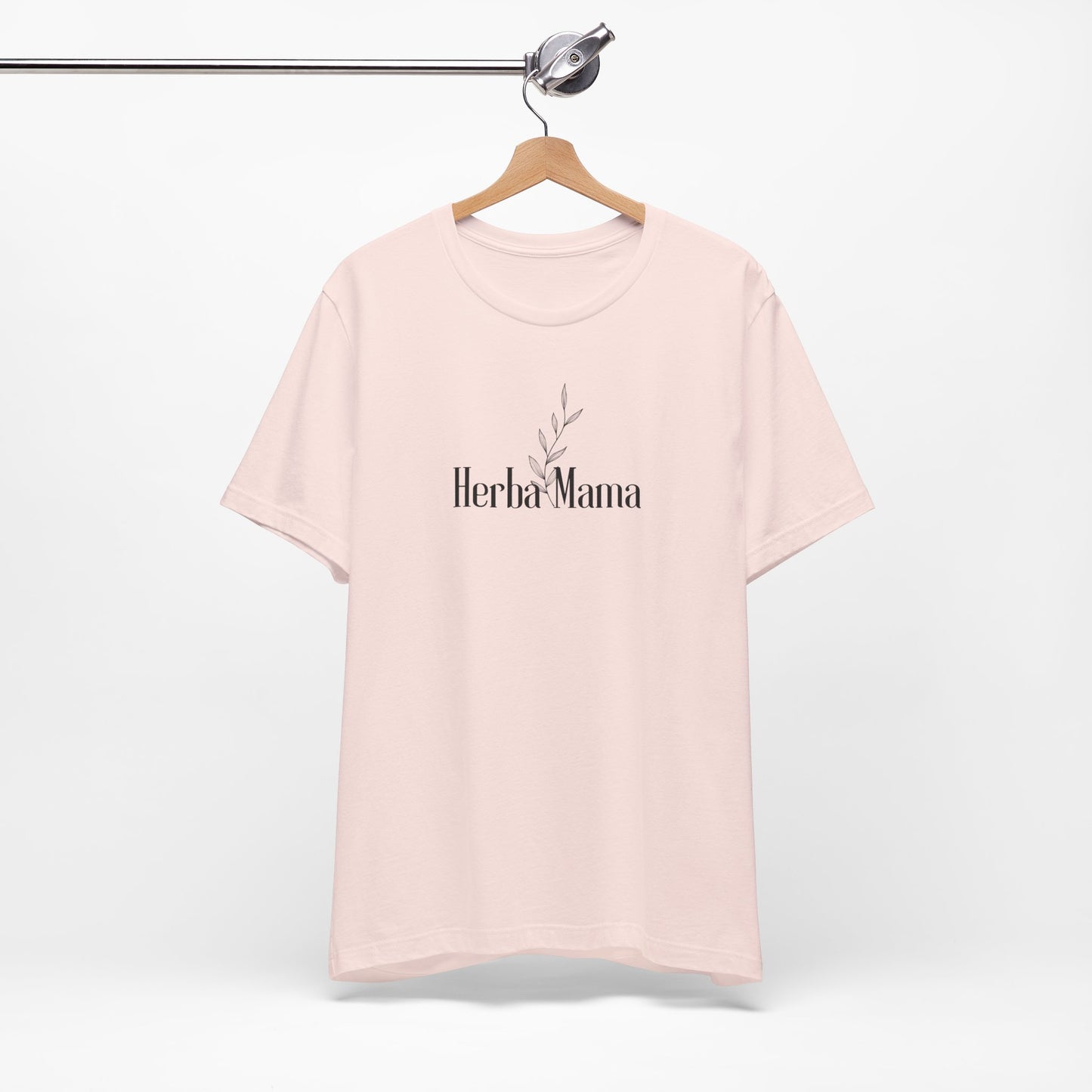 Herbal Mama Floral T-shirt for Garden Lovers, Unisex Jersey Short Sleeve Tee, Flower Shirt for Her