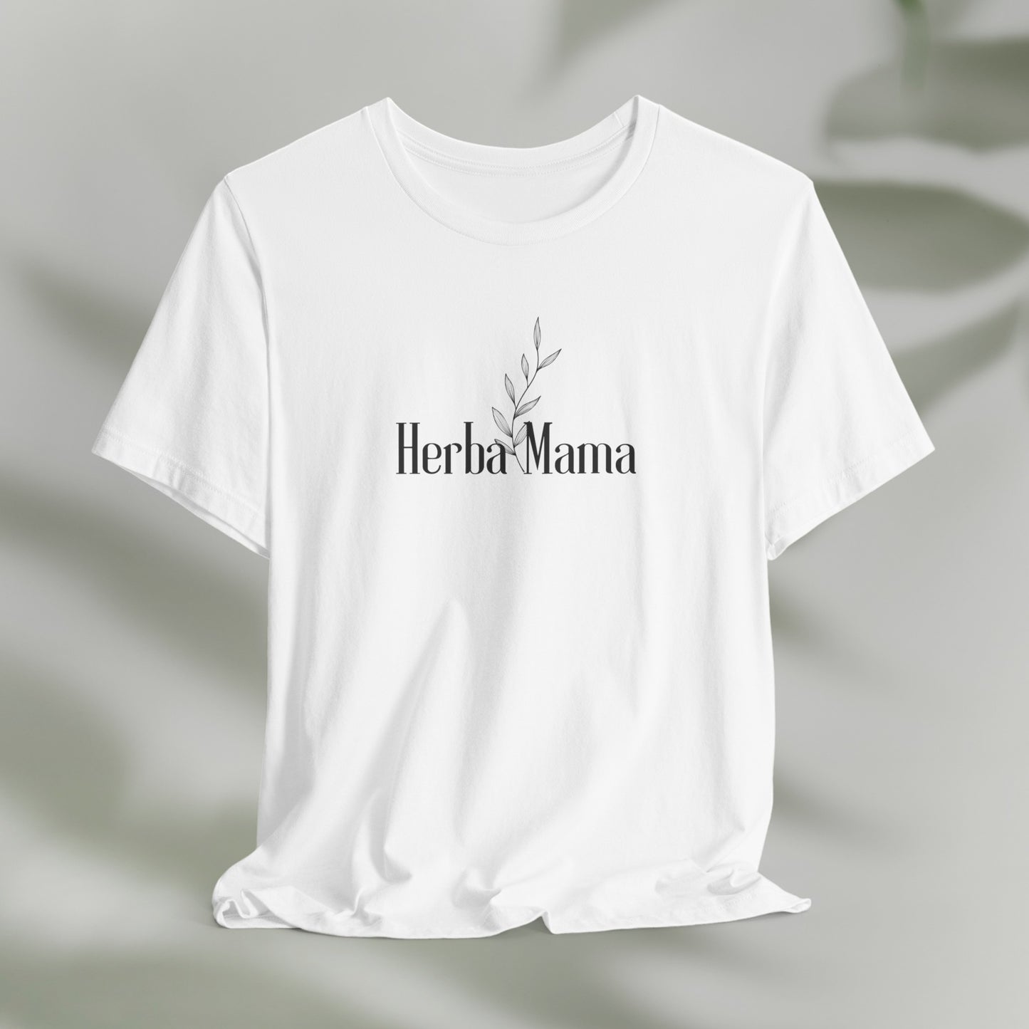 Herbal Mama Floral T-shirt for Garden Lovers, Unisex Jersey Short Sleeve Tee, Flower Shirt for Her