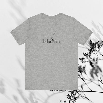 Herbal Mama Floral T-shirt for Garden Lovers, Unisex Jersey Short Sleeve Tee, Flower Shirt for Her