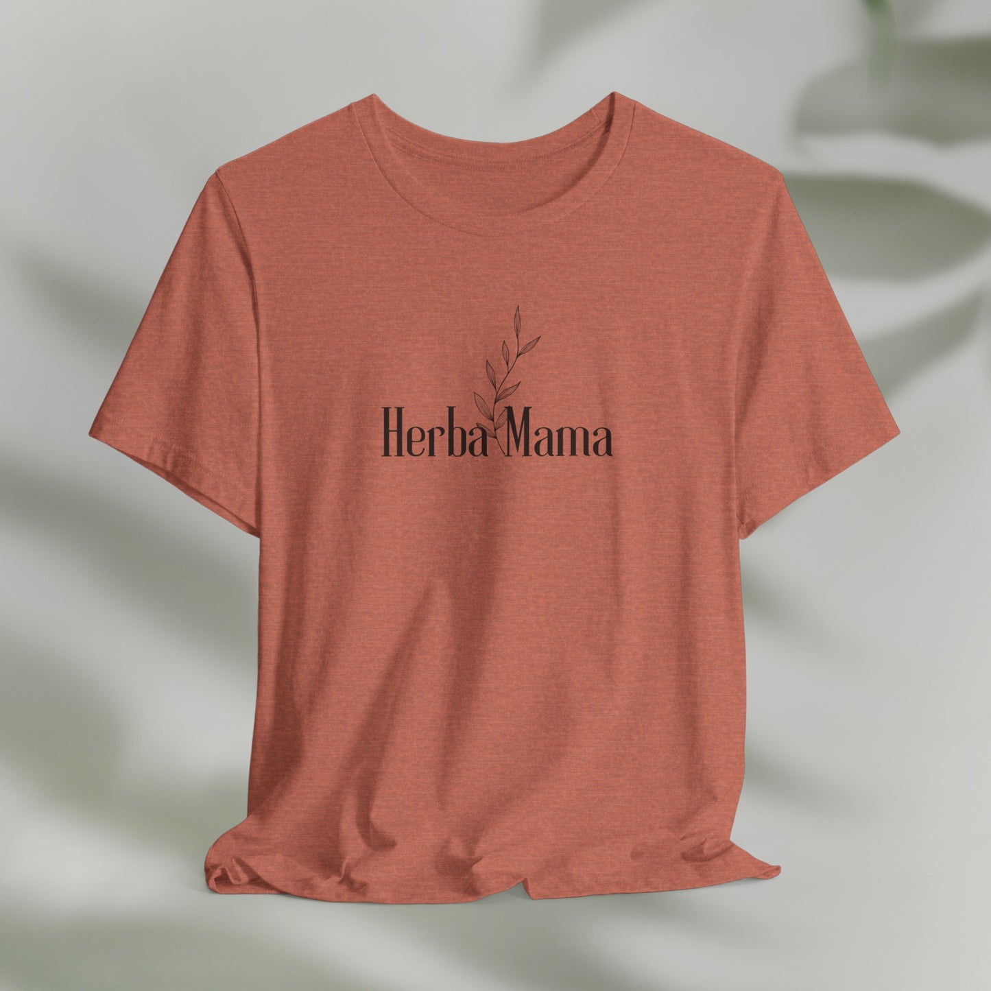 Herbal Mama Floral T-shirt for Garden Lovers, Unisex Jersey Short Sleeve Tee, Flower Shirt for Her