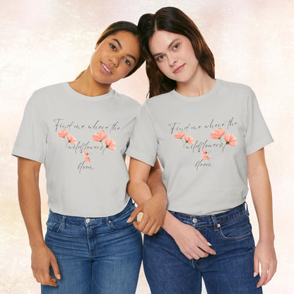 BellaCanvas Floral T-shirt