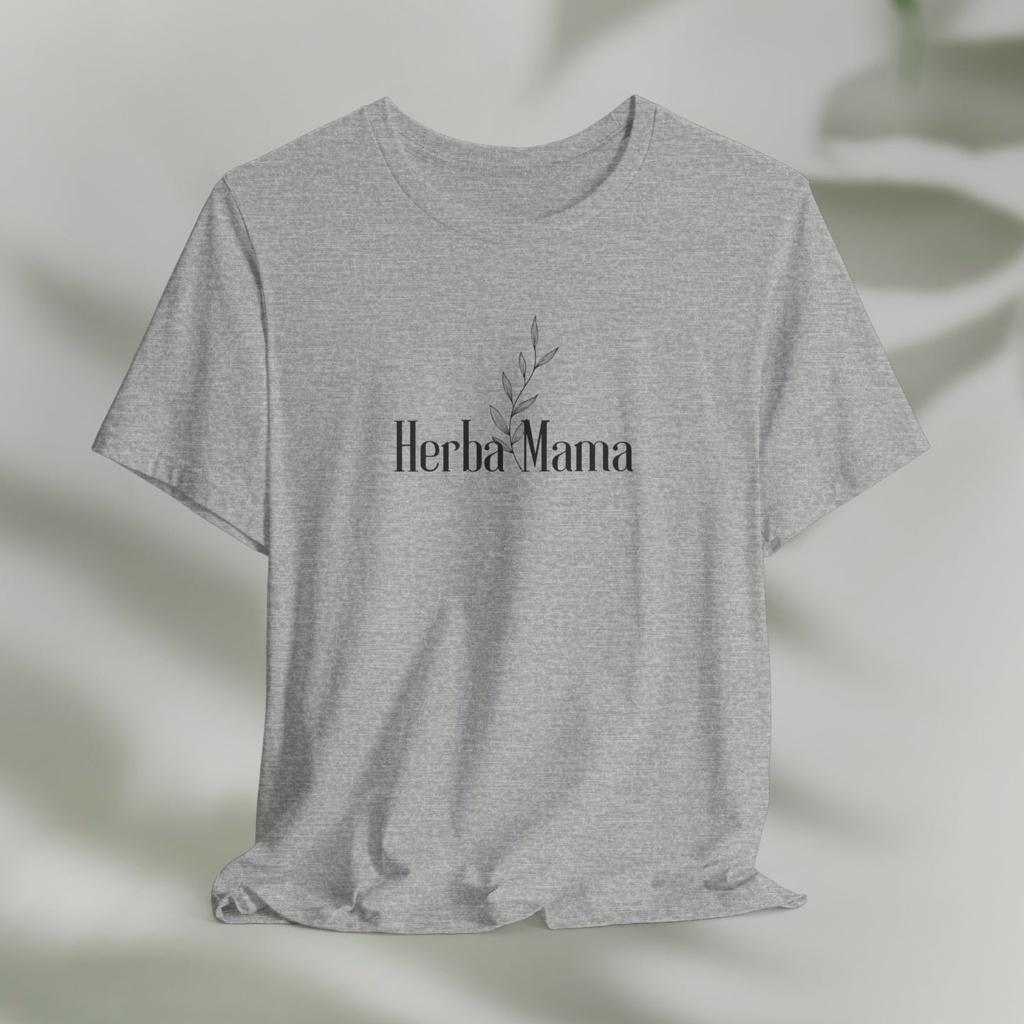 Herbal Mama Floral T-shirt for Garden Lovers, Unisex Jersey Short Sleeve Tee, Flower Shirt for Her