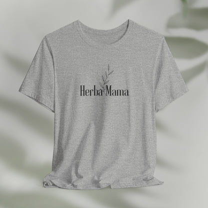 Herbal Mama Floral T-shirt for Garden Lovers, Unisex Jersey Short Sleeve Tee, Flower Shirt for Her