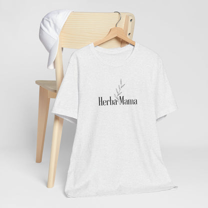 Herbal Mama Floral T-shirt for Garden Lovers, Unisex Jersey Short Sleeve Tee, Flower Shirt for Her