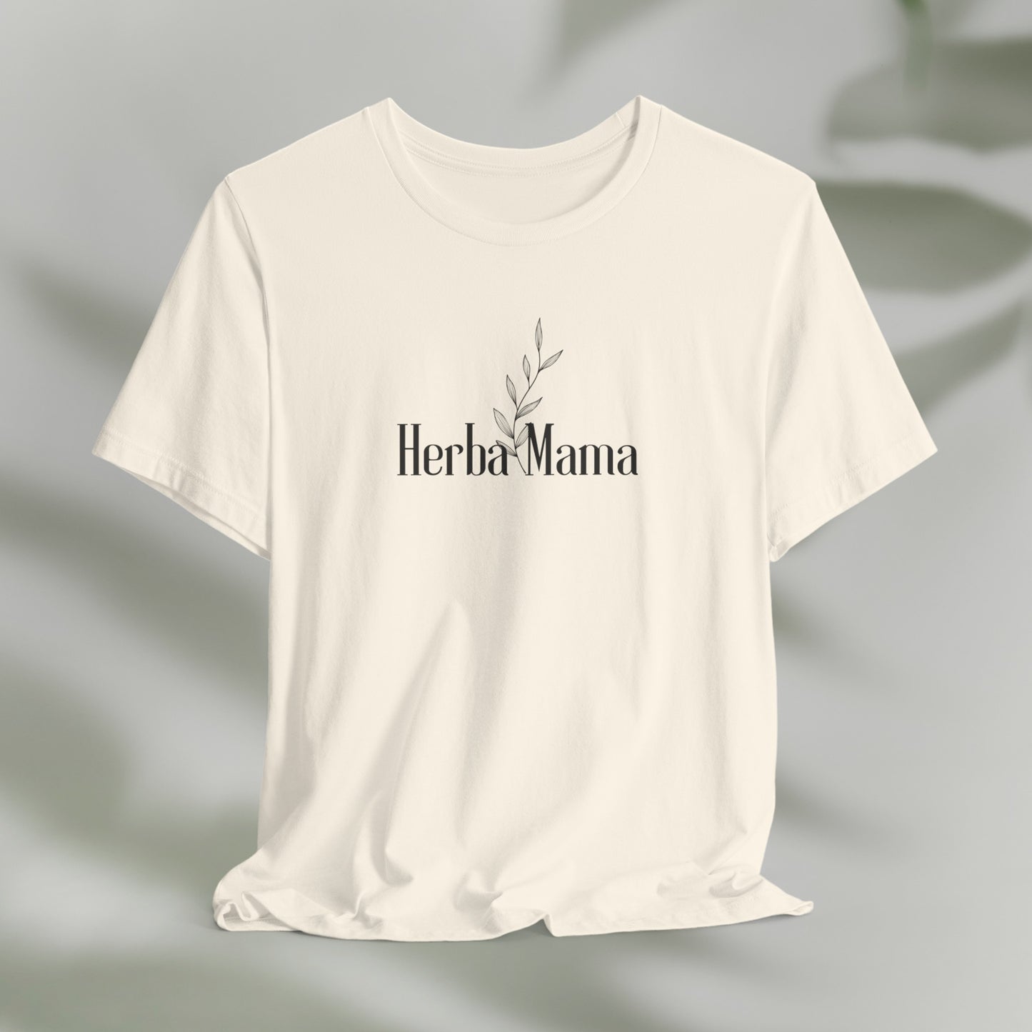 Herbal Mama Floral T-shirt for Garden Lovers, Unisex Jersey Short Sleeve Tee, Flower Shirt for Her