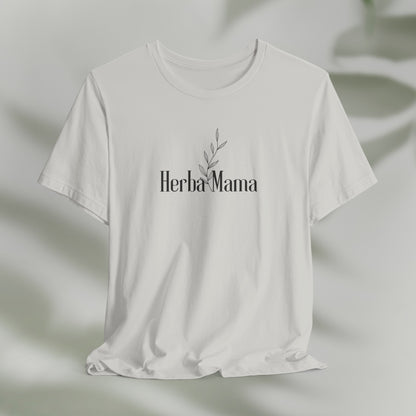 Herbal Mama Floral T-shirt for Garden Lovers, Unisex Jersey Short Sleeve Tee, Flower Shirt for Her