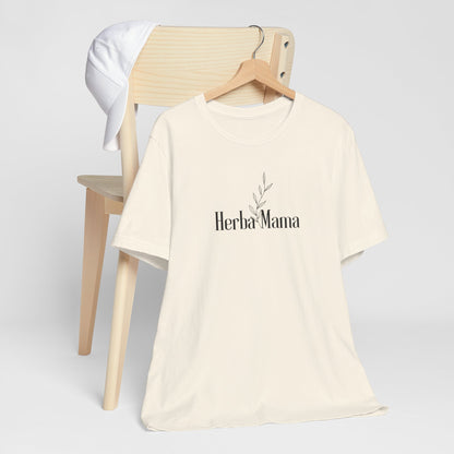 Herbal Mama Floral T-shirt for Garden Lovers, Unisex Jersey Short Sleeve Tee, Flower Shirt for Her