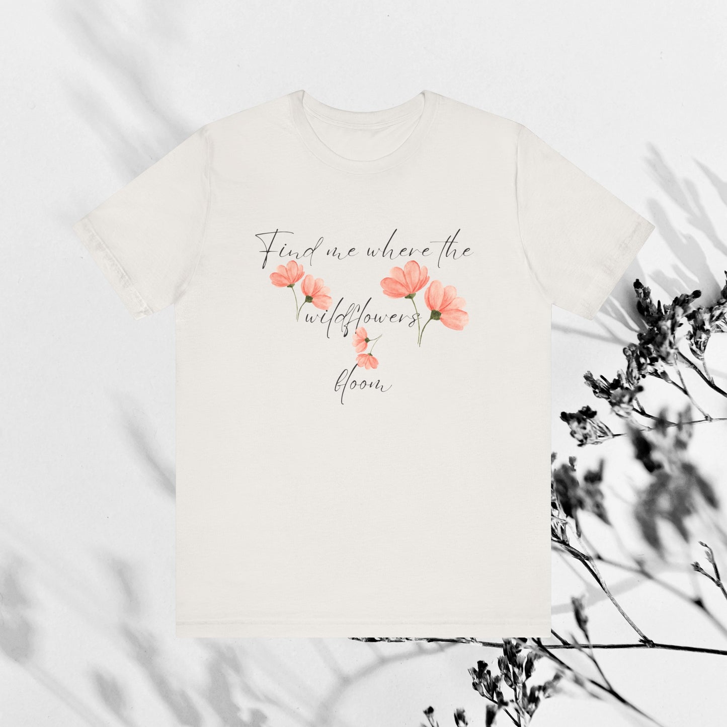 BellaCanvas Floral T-shirt