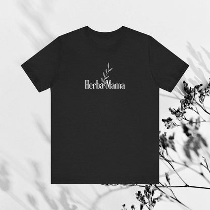 Herbal Mama Floral T-shirt for Garden Lovers, Unisex Jersey Short Sleeve Tee, Flower Shirt for Her