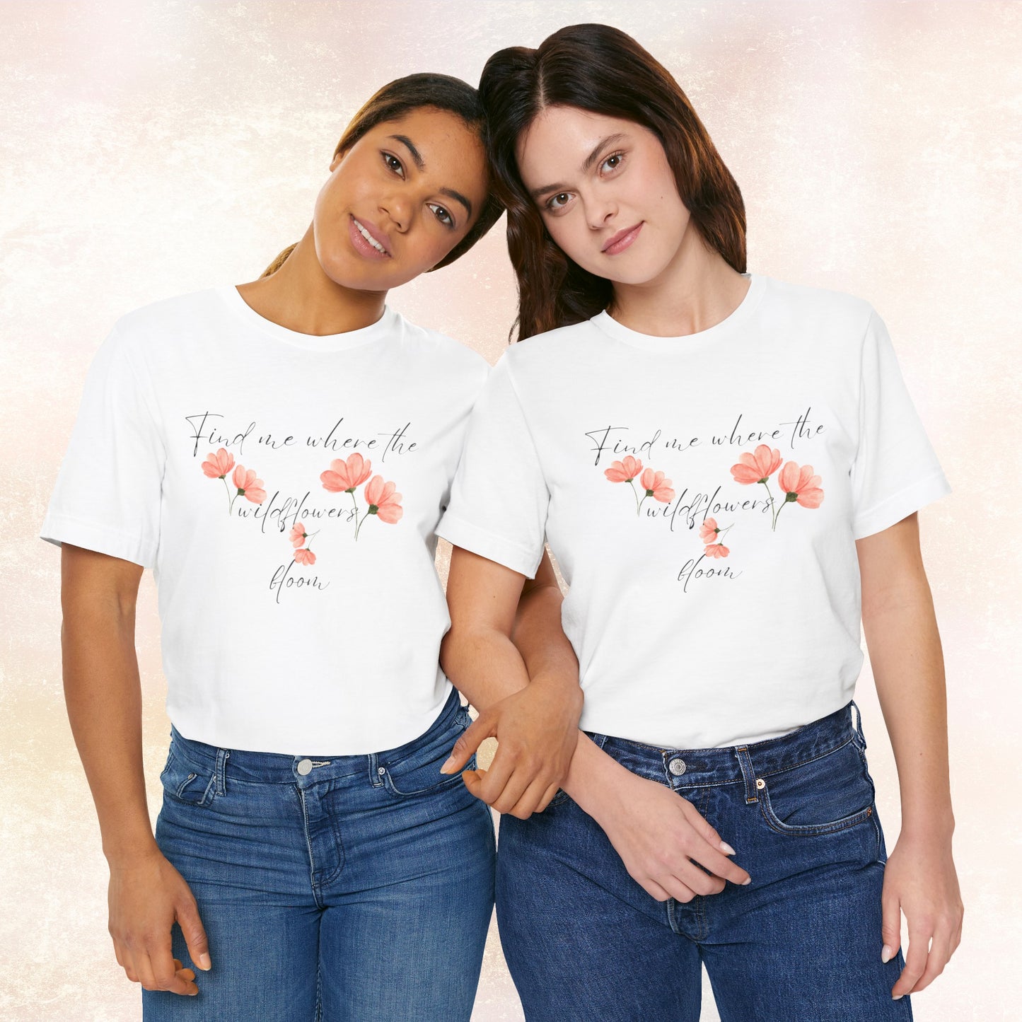 BellaCanvas Floral T-shirt