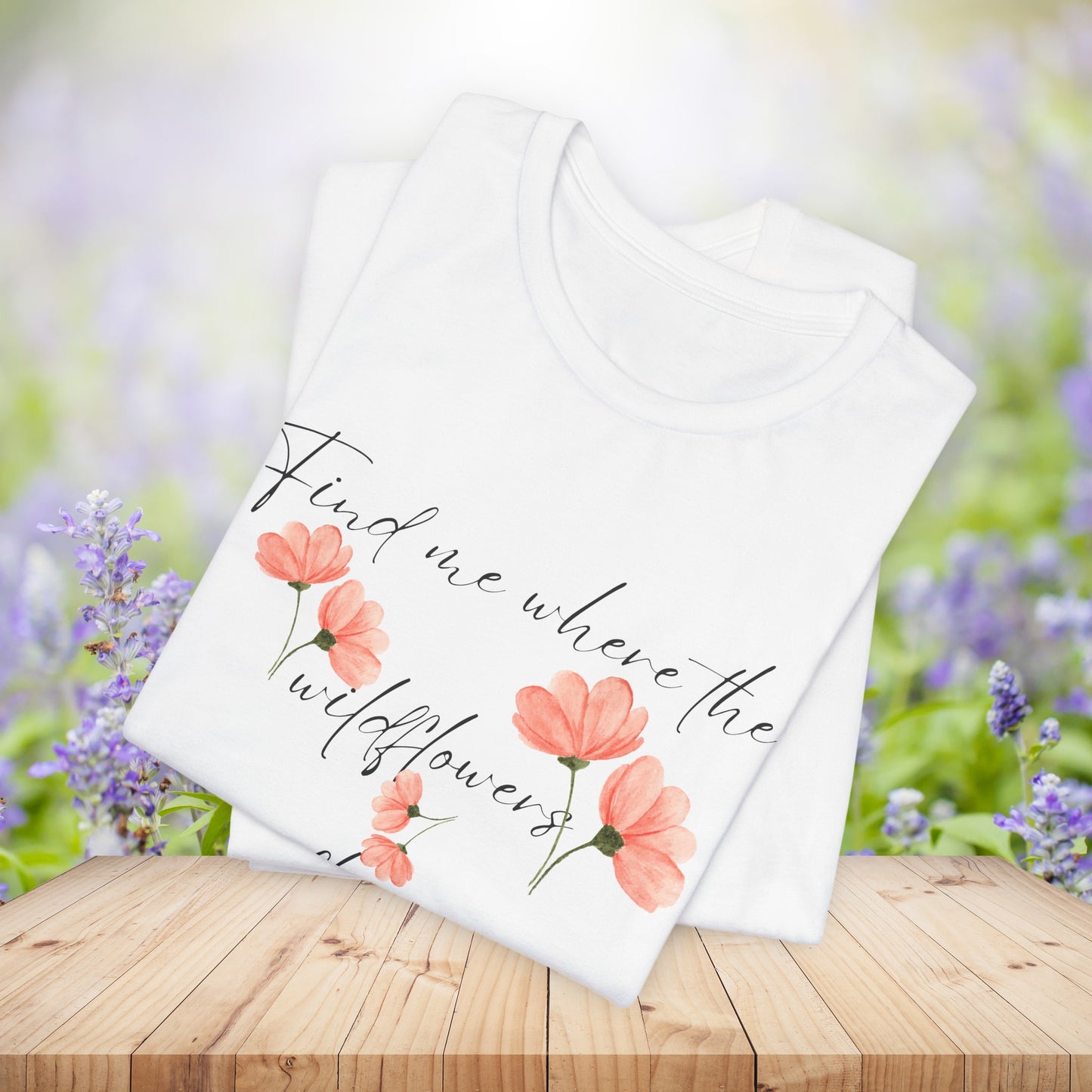 BellaCanvas Floral T-shirt