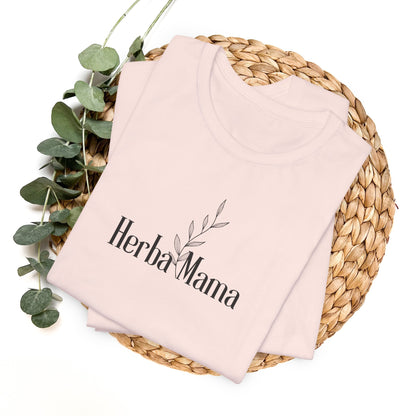 Herbal Mama Floral T-shirt for Garden Lovers, Unisex Jersey Short Sleeve Tee, Flower Shirt for Her