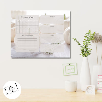 Acrylic Wall Calendar, Acrylic Floral Calendar, Autumn Theme Calendar, Everyday Calendar, Daily To-Do's, Home Life Planner, Dry-Erase Board